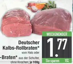 E-Center Deutscher Kalbs-Rollbraten oder Braten Angebot