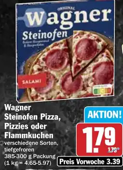 Hit Wagner Steinofen Pizza, Pizzies oder Flammkuchen Angebot