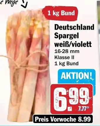 Hit Deutschland Spargel weiß/violett Angebot