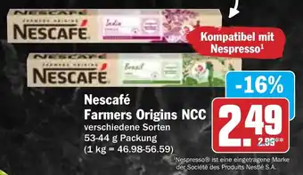 Hit Nescafé Farmers Origins NCC Angebot