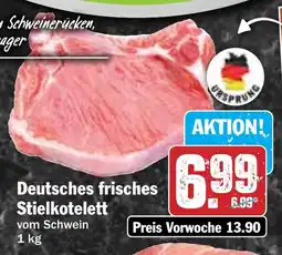 Hit Deutsches frisches Stielkotelett Angebot