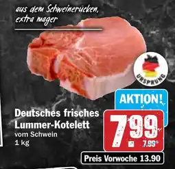 Hit Deutsches frisches Lummer-Kotelett Angebot