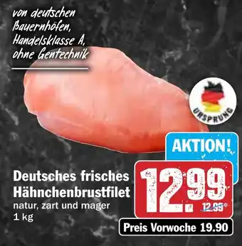 Hit Deutsches frisches Hähnchenbrustfilet Angebot