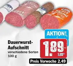 Hit Dauerwurst- Aufschnitt Angebot