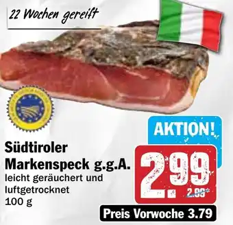 Hit Südtiroler Markenspeck g.g.A. Angebot
