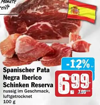 Hit Spanischer Pata Negra Iberico Schinken Reserva Angebot