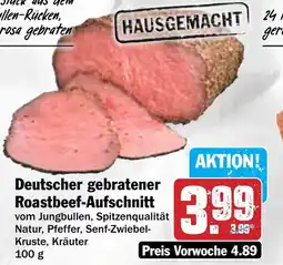 Hit Deutscher gebratener Roastbeef-Aufschnitt Angebot