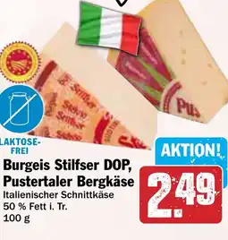 Hit Burgeis Stilfser DOP, Pustertaler Bergkäse Angebot