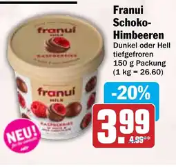 Hit Franui Schoko- Himbeeren Angebot