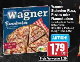 Hit Wagner Steinofen Pizza, Pizzies oder Flammkuchen Angebot