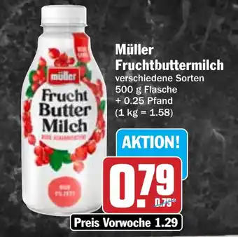 Hit Müller Fruchtbuttermilch Angebot
