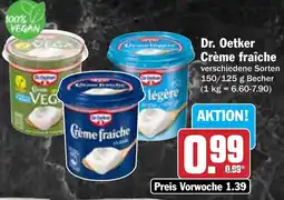 Hit Dr. Oetker Crème fraîche Angebot