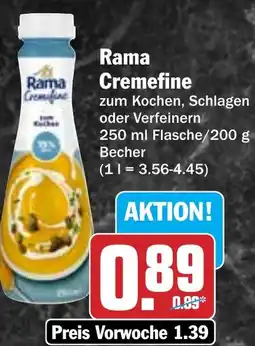 Hit Rama Cremefine Angebot