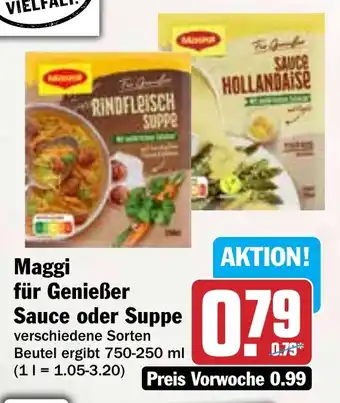 Hit Maggi für Genießer Sauce oder Suppe Angebot