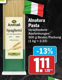Hit Alnatura Pasta Angebot