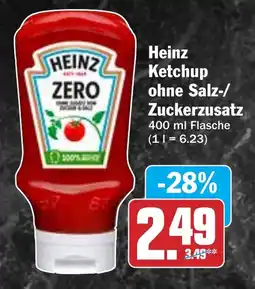 Hit Heinz Ketchup ohne Salz-/ Zuckerzusatz Angebot