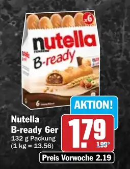 Hit Nutella B-ready 6er Angebot