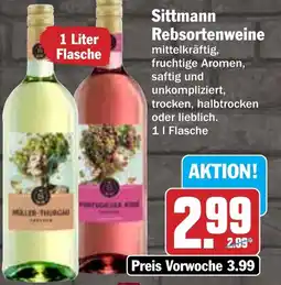 Hit Sittmann Rebsortenweine Angebot