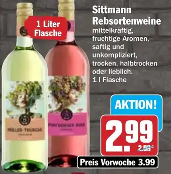 Hit Sittmann Rebsortenweine Angebot