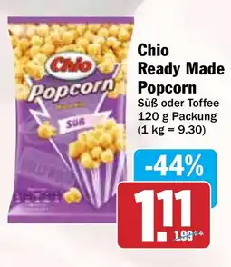 Hit Chio Ready Made Popcorn Angebot
