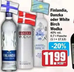 Hit Finlandia, Danzka oder White Birch Wodka Angebot