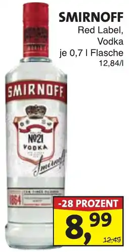 Lösch Depot SMIRNOFF Red Label, Vodka Angebot