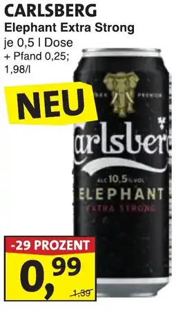 Lösch Depot CARLSBERG Elephant Extra Strong Angebot