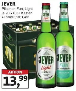 Lösch Depot JEVER Pilsener, Fun, Light Angebot