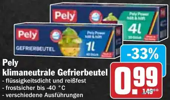 Hit Pely klimaneutrale Gefrierbeutel Angebot