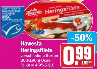 Hit Hawesta Heringsfilets Angebot
