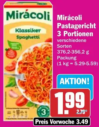 Hit Miracoli Pastagericht 3 Portionen Angebot