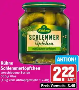 Hit Kühne Schlemmertöpfchen Angebot