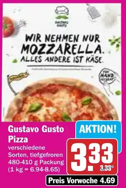 Hit Gustavo Gusto Pizza Angebot