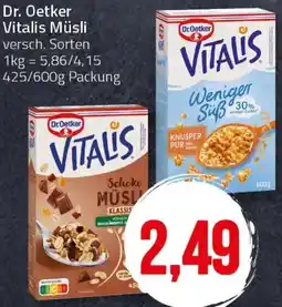 Ihr Frischmarkt Dr. Oetker Vitalis Müsli Angebot