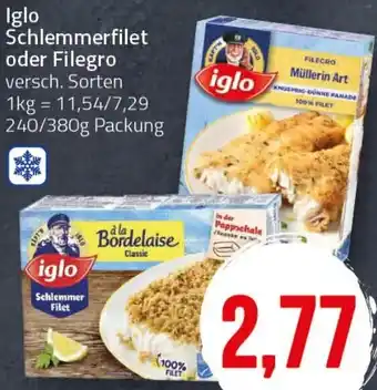Ihr Frischmarkt Iglo Schlemmerfilet oder Filegro Angebot
