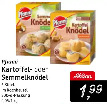KONSUM Pfanni Kartoffel- oder Semmelknödel Angebot