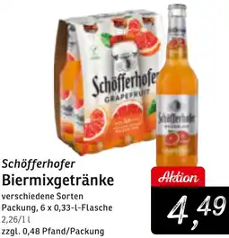 KONSUM Schöfferhofer Biermixgetränke Angebot