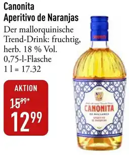 Galeria Markthalle Canonita Aperitivo de Naranjas Angebot