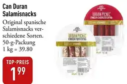 Galeria Markthalle Can Duran Salamisnacks Angebot