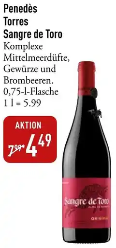 Galeria Markthalle Penedès Torres Sangre de Toro Angebot