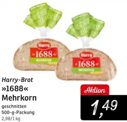 KONSUM Harry-Brot 1688 Mehrkorn Angebot