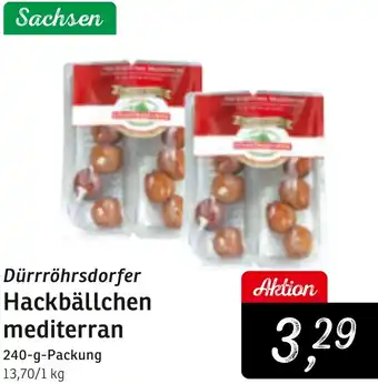 KONSUM Dürrröhrsdorfer Hackbällchen mediterran Angebot