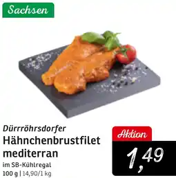 KONSUM Dürrröhrsdorfer Hähnchenbrustfilet mediterran Angebot