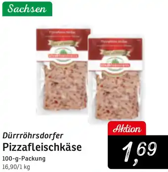KONSUM Dürrröhrsdorfer Pizzafleischkäse Angebot