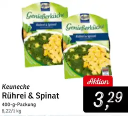 KONSUM Keunecke Rührei & Spinat Angebot