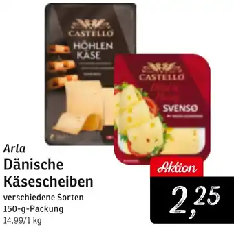 KONSUM Arla Dänische Käsescheiben Angebot