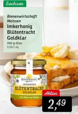 KONSUM Bienenwirtschaft Meissen Imkerhonig Blütentracht Goldklar Angebot