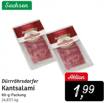 KONSUM Dürrröhrsdorfer Kantsalami Angebot