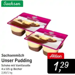 KONSUM Sachsenmilch Unser Pudding Angebot