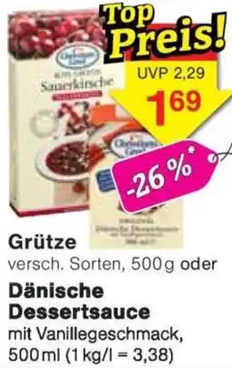 Jawoll Grütze oder Dänische Dessertsauce Angebot